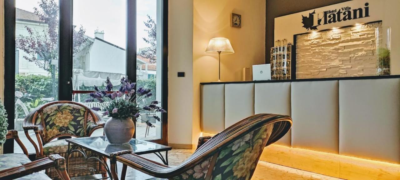 Hotel Villa Platani Riccione Bagian luar foto